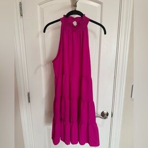 State tiered mini dress.